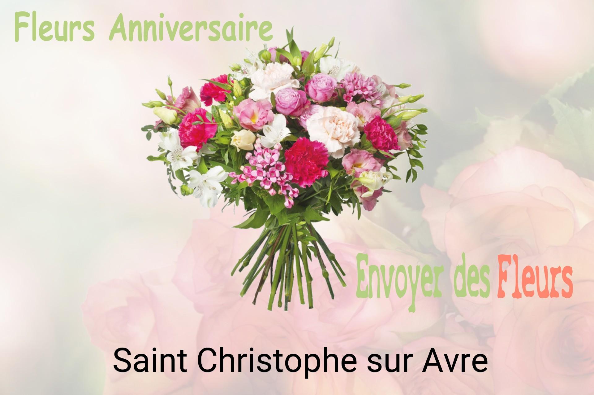 Bouquet de fleurs d’anniversaire livré à Saint-Christophe-sur-Avre