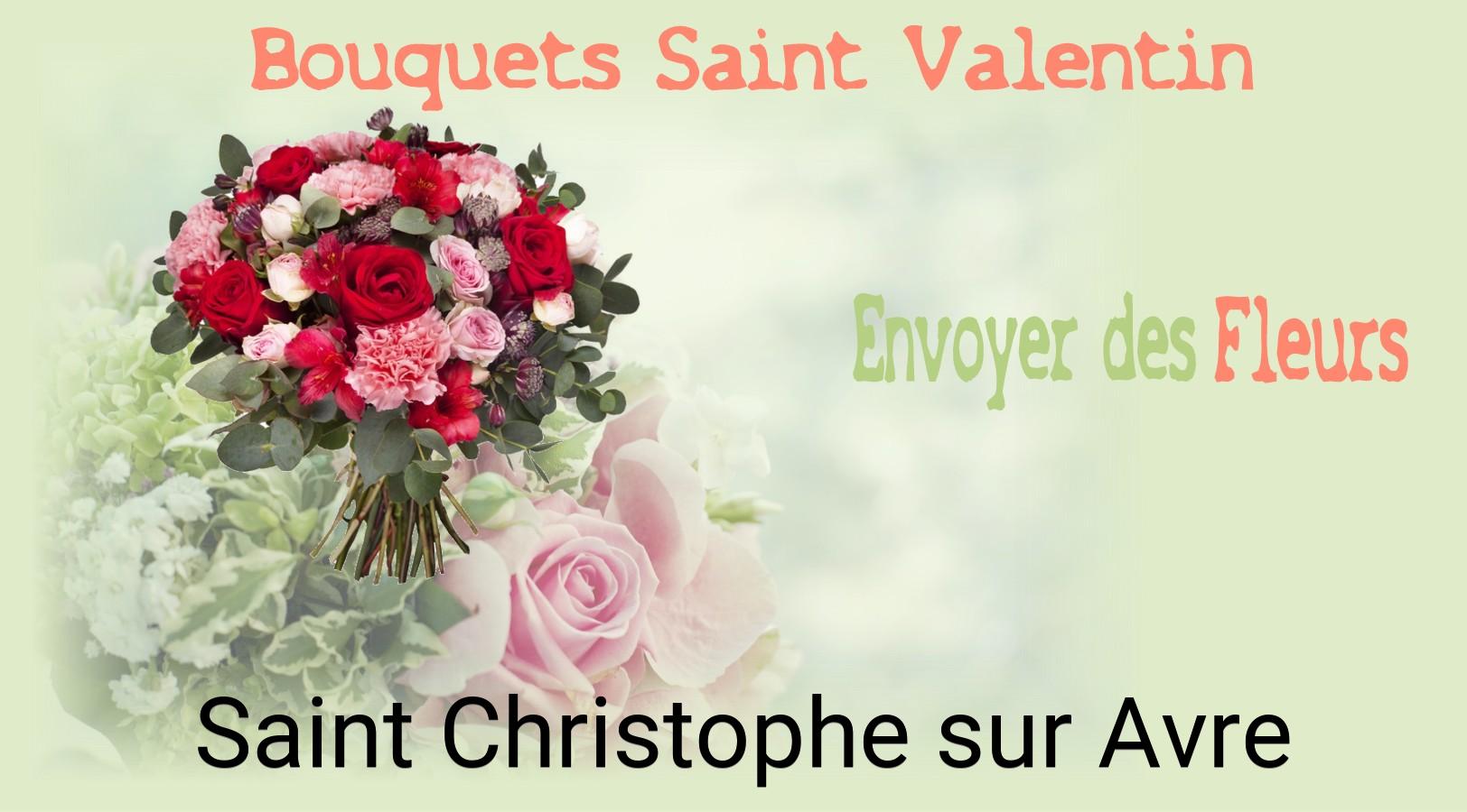 Roses de Saint-Valentin livrées à Saint-Christophe-sur-Avre